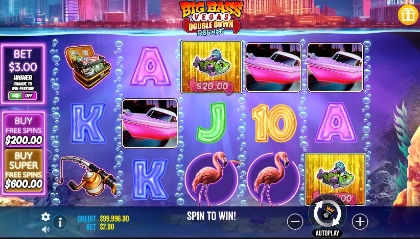 Big Bass Vegas Double Down Deluxe free